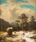Ambiance hivernale - Carl Ludwig Scheins — widok dzieła
