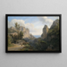 La Vallée du moulin près d'Amalfi - Carl Maria Nicolaus Hummel — oprawiony obraz na ścianie