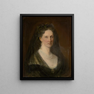 Carl Martin Ebersberg - Portrait Of Baroness Hedviga Mednynszk.webp