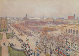 Carl Mller - Die Ringstrae in Wien.webp