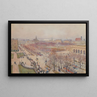 Carl Mller - Die Ringstrae in Wien.webp
