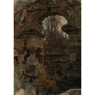 Carl Moll - Rmische Ruine in Schnbrunn.webp