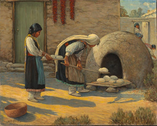 Carl Moon - Women Baking Bread.webp