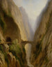 La Via Mala dans les Grisons - Carl Morgenstern — widok dzieła