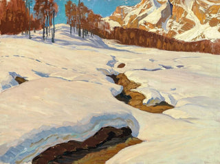 Zima alpejska - Carl O'Lynch de Town — widok dzieła