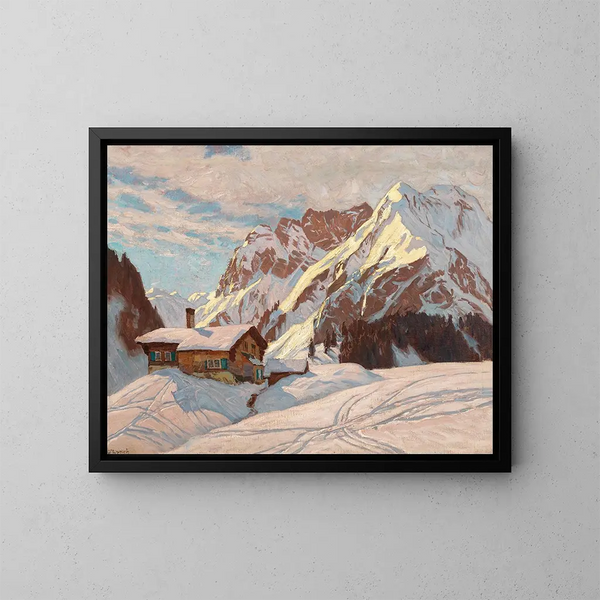 Les montagnes de Karwendel - Carl O'Lynch de Town — oprawiony obraz na ścianie