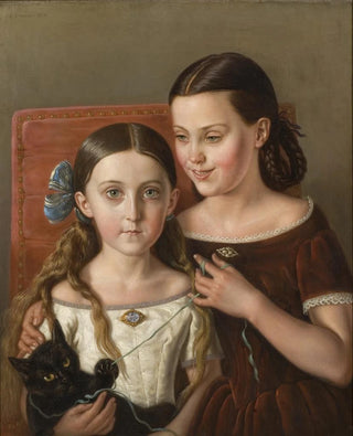 Carl Peter Mazer - Sigrid and Anna Mazr Nieces of the Artist.webp