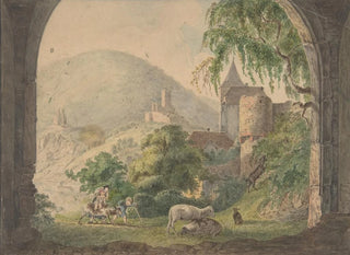 Cztery zamki Neckarsteinach - Carl Philipp Fohr — widok dzieła