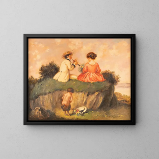 Carl Plckebaum - Liebespaar Und Frecher Faunus.webp
