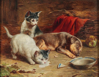 W spiżarni - Carl Reichert — widok dzieła