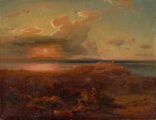 Gina z świątynią Apollona - Carl Rottmann — widok dzieła