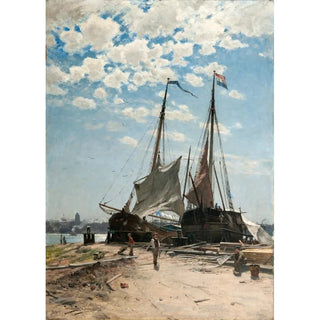 Carl Sknberg - The Harbour Dordrecht.webp