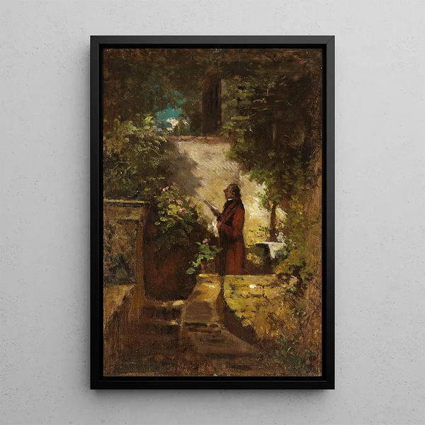Reprodukcja obrazu Le dimanche matin - Carl Spitzweg