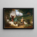 Przyjaciele z dzieciństwa - Carl Spitzweg — oprawiony obraz na ścianie