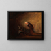 L'alchimiste chimiste - Carl Spitzweg — oprawiony obraz na ścianie