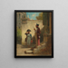 Le commandant - Carl Spitzweg — oprawiony obraz na ścianie