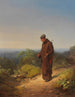 Mnch Elle m'aime un peu du fond du cœur - Carl Spitzweg — widok dzieła