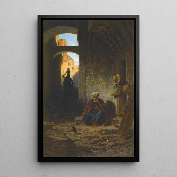 z Orientu - Carl Spitzweg — oprawiony obraz na ścianie
