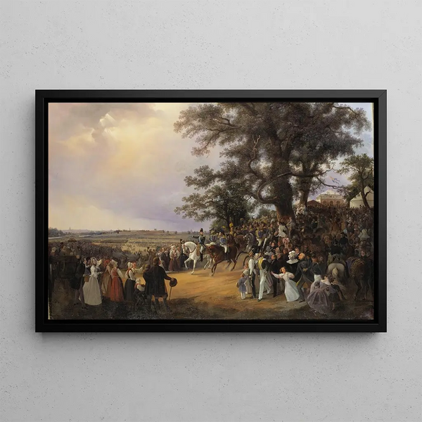 Carl Stefan Bennet - Review in Ladugrdsgrde Fields during Czar Nicolaus Visit in 1838.webp