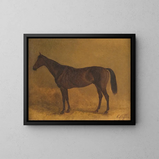Carl Steffeck - Brown race horse.webp