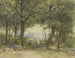 Widok na Kronberg z szerokim panoramą na horyzont z wyjścia z lasu Falkenstein - Carl Theodor Reiffenstein — widok dzieła