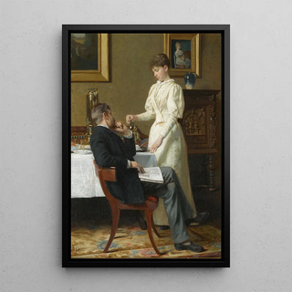 La lune de miel - Carl Thomsen — oprawiony obraz na ścianie