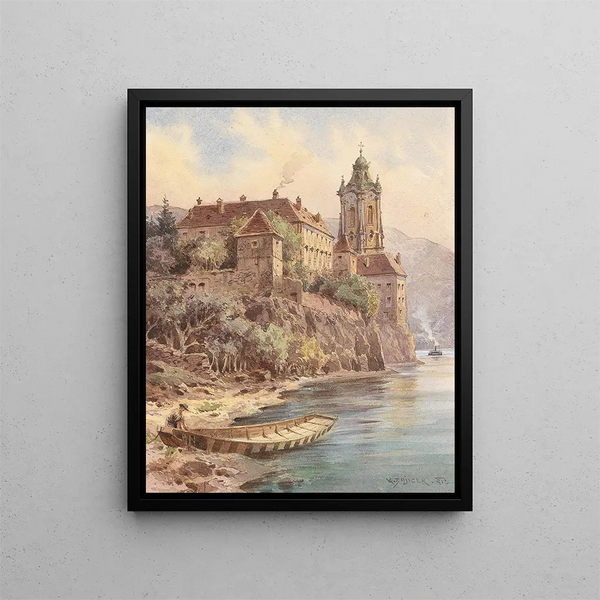 Dürnstein - Carl Wenzel Zajicek — oprawiony obraz na ścianie
