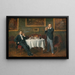 Cigares après le dîner - Carl Wilhelm Anton Seiler — oprawiony obraz na ścianie