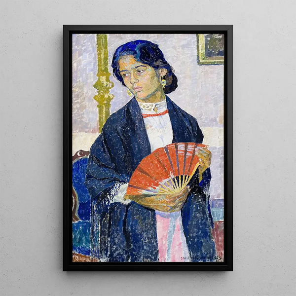 Petite gitane - Carl Wilhelmson — oprawiony obraz na ścianie
