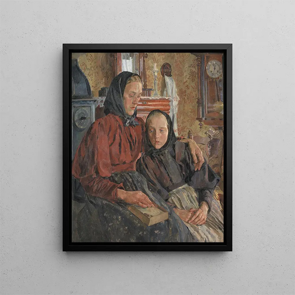 Sióstr - Carl Wilhelmson — oprawiony obraz na ścianie