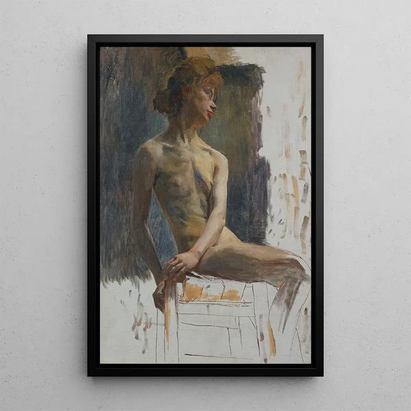 Reprodukcja obrazu Studium modelu - Carl Wilhelmson