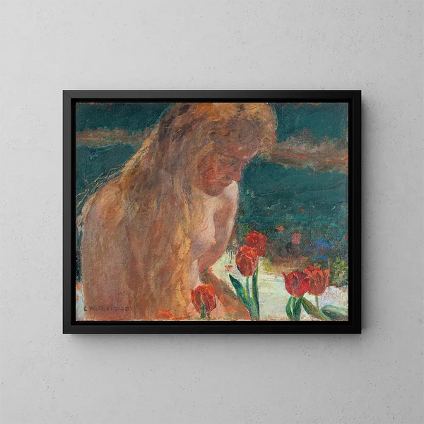 Ondine - Carl Wilhelmson — oprawiony obraz na ścianie