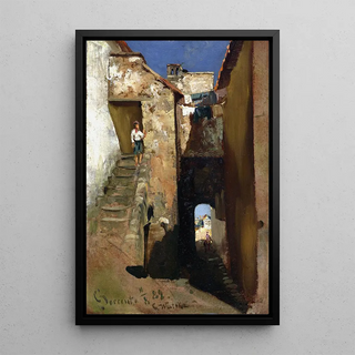 Carl Wuttke - Gasse in Sorrent.webp