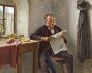 Carl Zewy - Der Zeitungsleser.webp