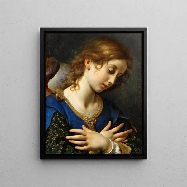 L'Ange de l'Annonciation - Carlo Dolci — oprawiony obraz na ścianie