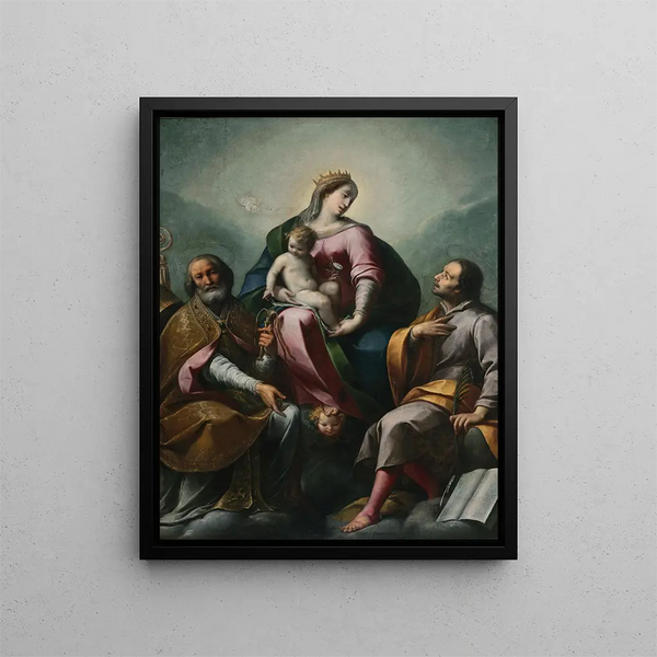 Carlo Francesco Nuvolone - Madonna and Child with Saints.webp