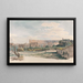 Le Colisée depuis le mont Caelius avec l'arc de Constantin et une vue du Forum, Rome - Carlo Labruzzi — oprawiony obraz na ścianie