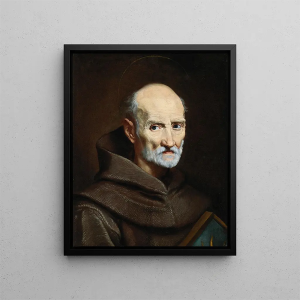 Portret Luke Wadding - Carlo Maratti — oprawiony obraz na ścianie