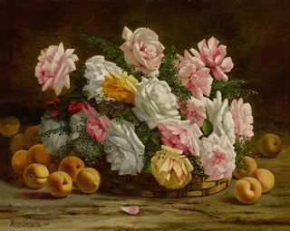 Carlos Rivero Sanabria - Rosas y duraznos.webp