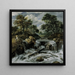 Kaskada w norweskich przedgórzach - Jacob van Ruisdael — oprawiony obraz na ścianie