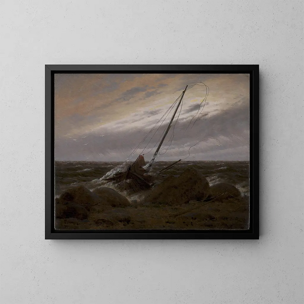 Po burzy - Caspar David Friedrich — oprawiony obraz na ścianie