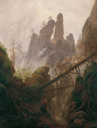Caspar David Friedrich - Felsenlandschaft im Elbsandsteingebirge.webp