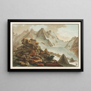 Caspar Wolf - Glacier de Lauteraar Canton de Berne Province dOberhasli.webp