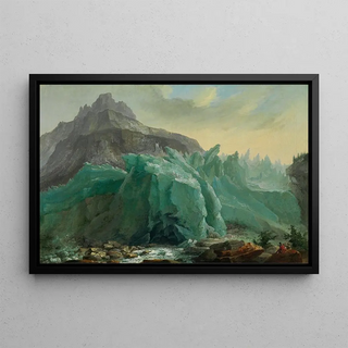 Caspar Wolf - The Lower Grindelwald Glacier with Ltschine and the Mettenberg.webp