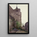 Carcassonne - Cass Gilbert — oprawiony obraz na ścianie