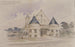 Wstępne studium dla budynku arsenału dla Shattuck School Faribault Minnesota - Cass Gilbert — widok dzieła