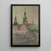 Reprodukcja obrazu Les tours du Zwinger Dresde - Cass Gilbert