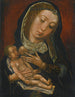 La Vierge à l'Enfant - Szkoła kastylijska — widok dzieła