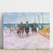 Reprodukcja obrazu Kawalerowie na plaży (I) - Paul Gauguin