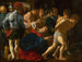 Jezus niosący krzyż - Cecco del Caravaggio — widok dzieła